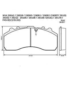 Brake Pads for Truck and Bus